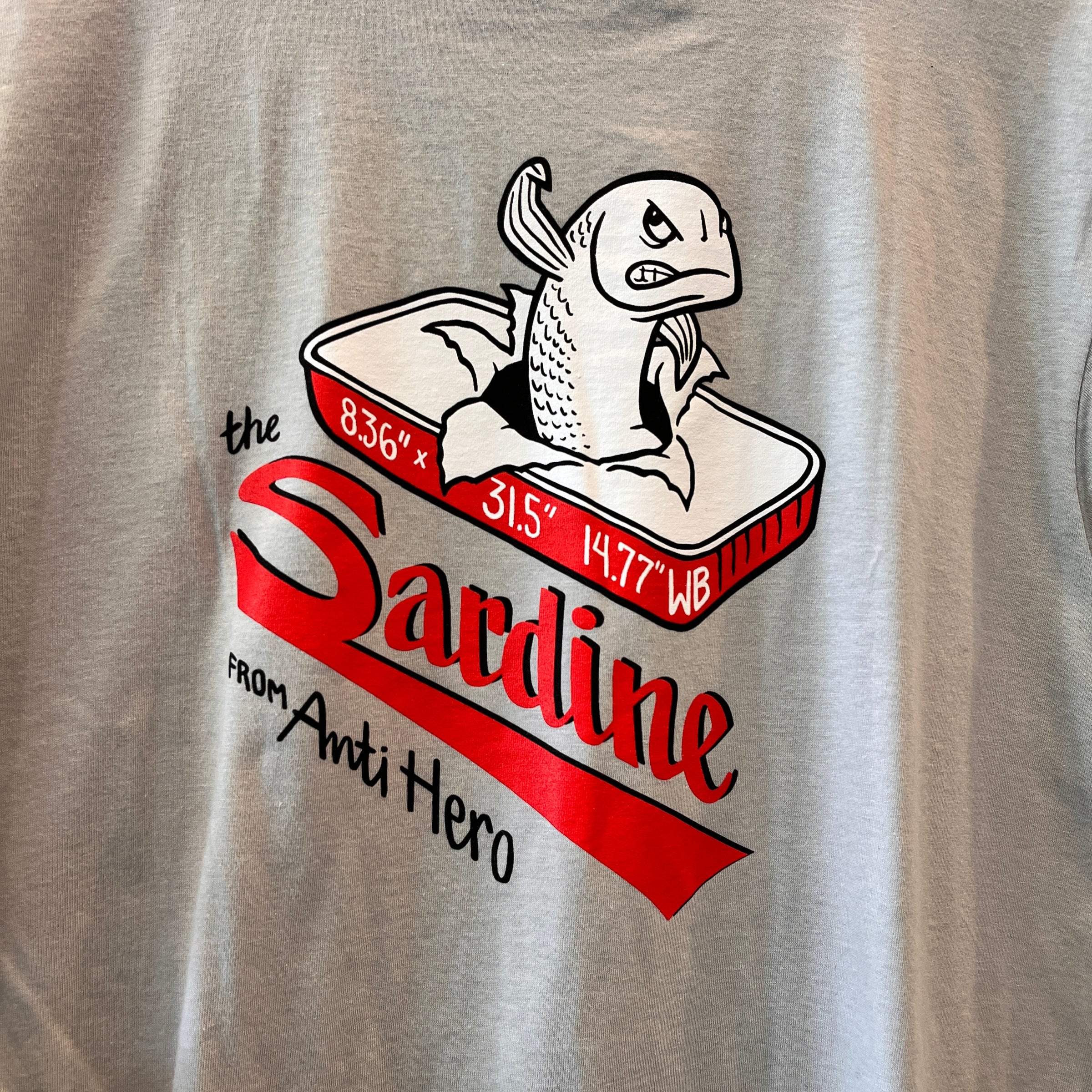 ANTI HERO] S/S THE SARDINE（NEW SILVER） | Cambie SkateShop