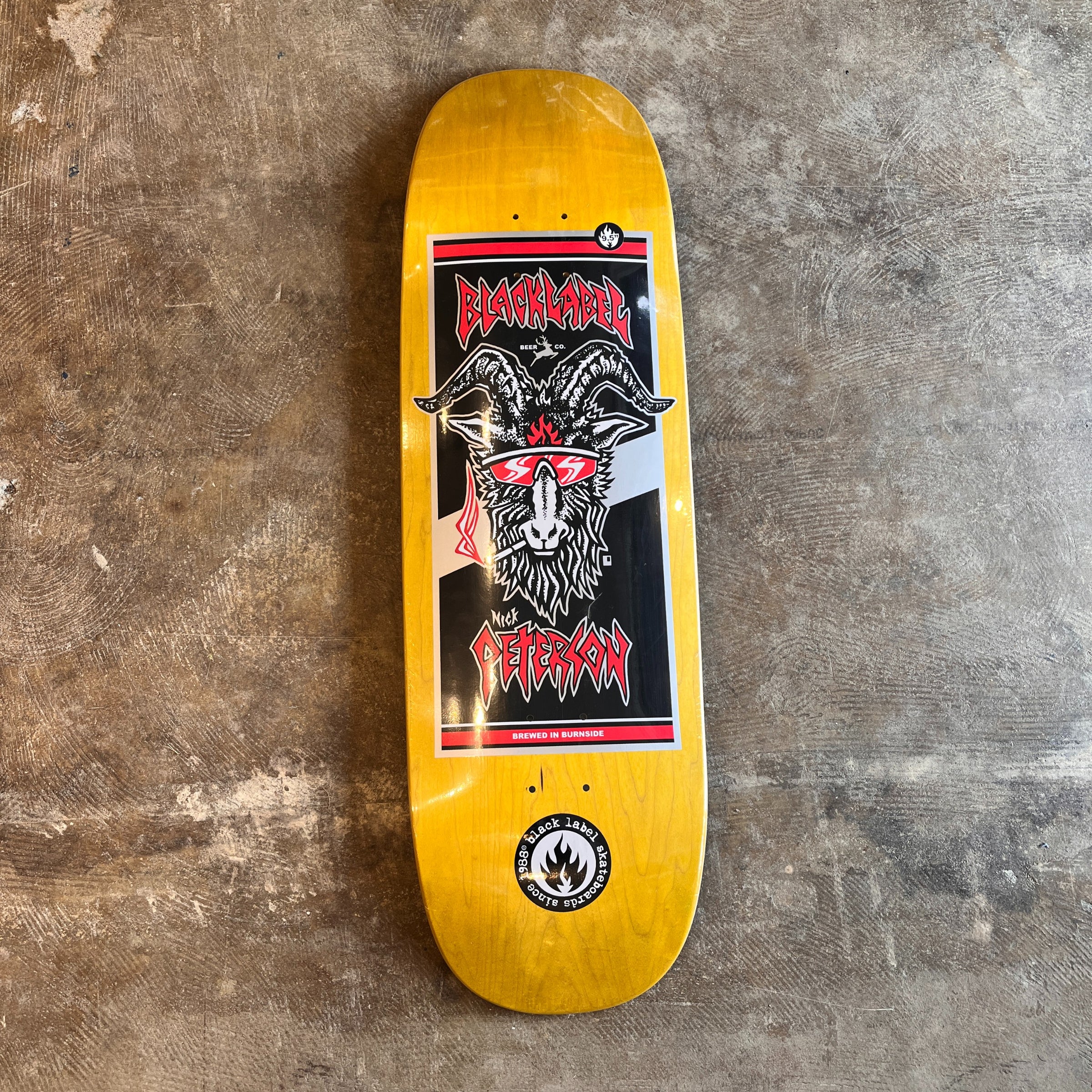 BLACK LABEL] NICK PETERSON BURNSIDE BREW TUGBOAT - 9.5 X 32.125