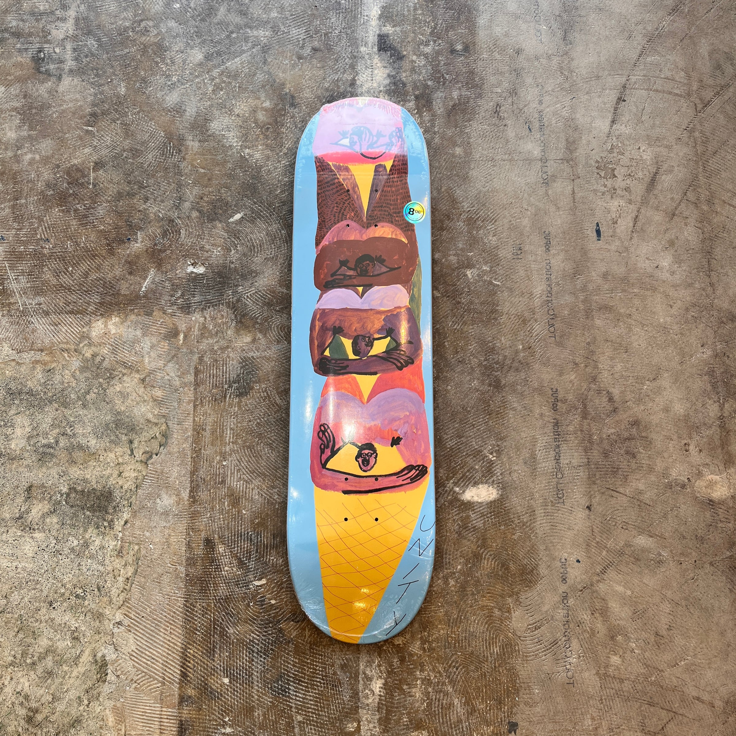 スケートボード Fucking Awesome GINO painted sicked 8.0 Fucking Awesome Class Photo Gino Painted By Sickid 8'' Skateboard